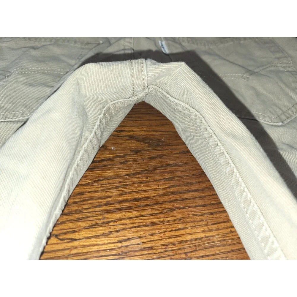Levis 512 Mens Slim Taper Khaki Tan White Tab Stretch Jeans 29x30